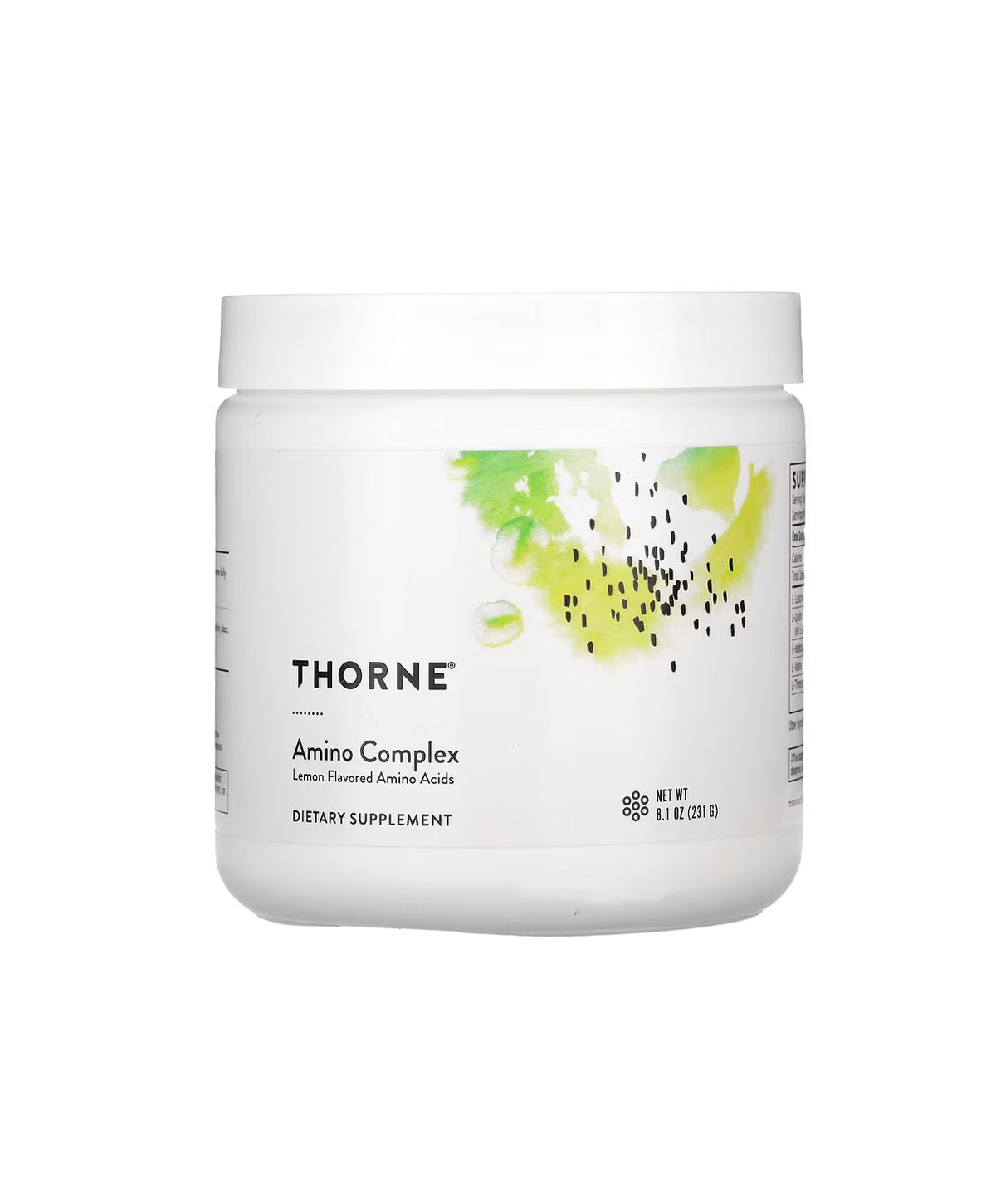 Thorne Amino Complex, Lemon Flavored Amino Acid