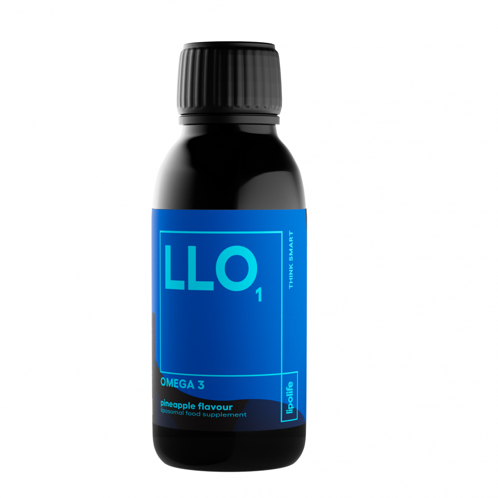 Lipolife LLO1 Omega 3 150ml pineapple flavour